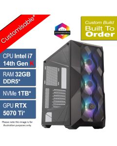 Intel i7 14700K RTX 5070 Ti V2.1 Watercooled Gaming PC