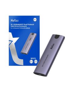 Netac M.2 NVMe/SATA External Enclosure, USB3.1, 10Gbps