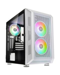 Kolink Citadel Mesh RGB Micro-ATX Case - White