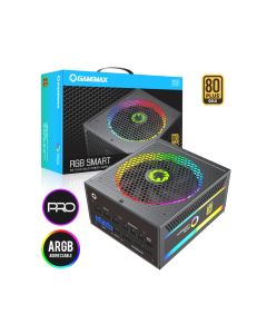 GameMax 850W Pro Modular RGB 80+ Gold 14cm ARGB Fan