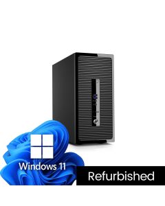 Intel i5 6500 8GB 240GB SSD W11P, HP 400 G3 MT Refurb PC v1.1