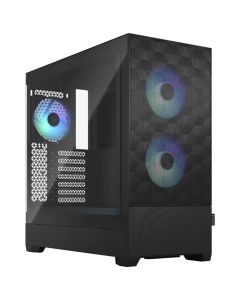 Fractal Pop Air RGB, Black, Midi Tower w/ TG Window, 3x120mm RGB Fans