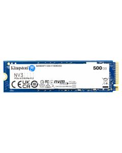500GB Kingston NV3 PCIe 4.0 NVMe SSD, R/W-5000MB/s|3000MB/s