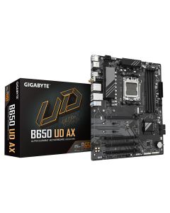 GIGABYTE B650 UD AX, AM5, 4xDDR5, 3xM.2, Wi-Fi/BT, Full ATX