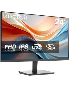 24in KOORUI E2411H FHD Monitor, Gaming 120Hz, IPS, 5ms, HDMI/VGA