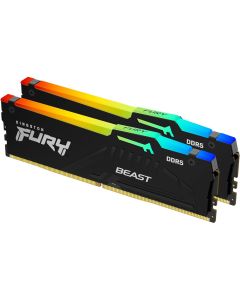 Kingston Fury Beast RGB 128GB Kit (2 x 64GB), DDR5-5600, AMD/Intel 