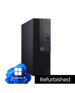 Intel i5 8500 8GB 256GB NVMe W11P, Dell 3060 SFF Refurb PC