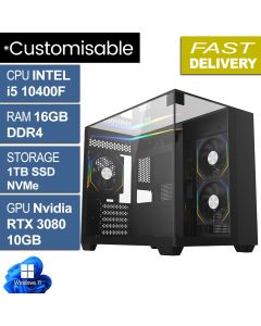 Intel i5 10400F, 16G, RTX 3080, W11P, CIT Eclipse Refurb Gaming PC